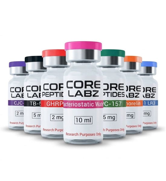lpwebsite-peptide-seo-design group of peptide inject bottles for seo marketing