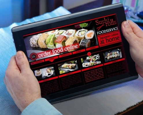 restaurant website design