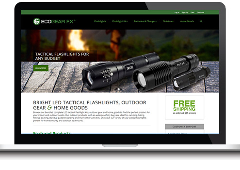 industrial manufacturing website design