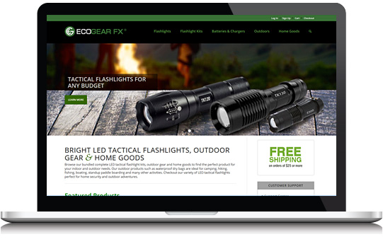 industrial manufacturing website design