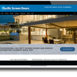Window Screen Door Website Design
